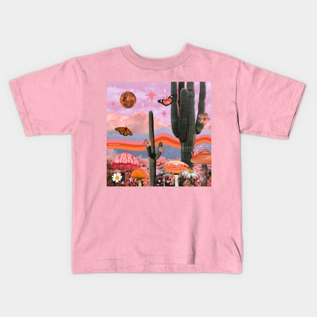 Libra Collage Kids T-Shirt by Doodle by Meg